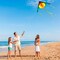 3 Pcs Large Delta Kite Gradient Rainbow, Easy to Fly Huge for Kids and Adults with 328ft String, Large Delta Beach Kite for Outdoor Games and Activities